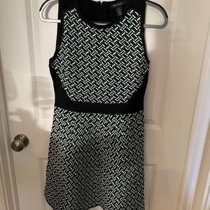 White House Black Market print dress